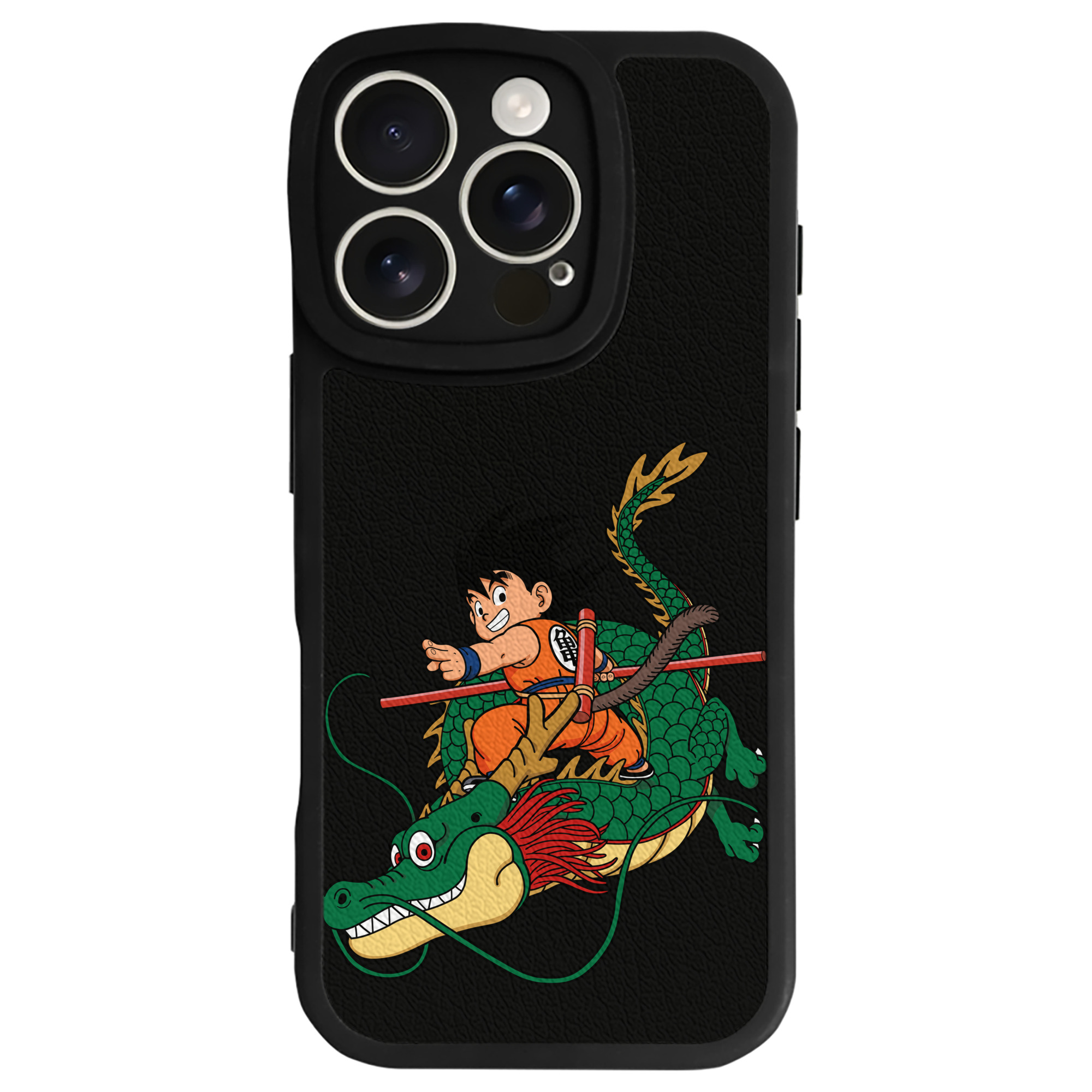 （画像用） ドラゴンボール 孫悟空（そん ごくう）Son Goku カカロット DRAGON BALL Kakarotto 【iPhone 16シリーズ対応】シリコンスマホケース（レザー調） 材質：シリコン